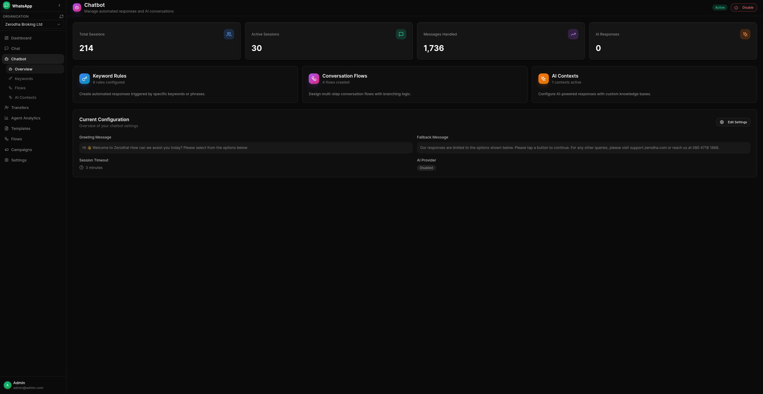 Chatbot Overview